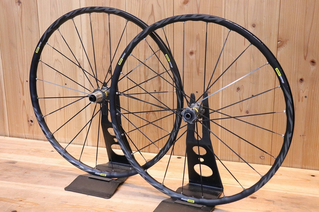 マビック MAVIC キシリウム エリート  KSYRIUM ELITE UST DISC アルミ チューブレスレディ ホイールセット シマノ11/12S 【芦屋店】