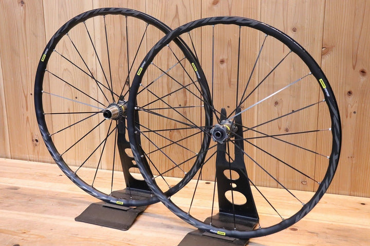 マビック MAVIC キシリウム エリート  KSYRIUM ELITE UST DISC アルミ チューブレスレディ ホイールセット シマノ11/12S 【芦屋店】
