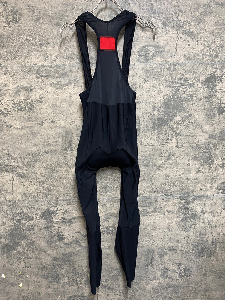 KB683 カステリ CASTELLI ビブタイツ 黒 M 裏起毛 ※擦れ