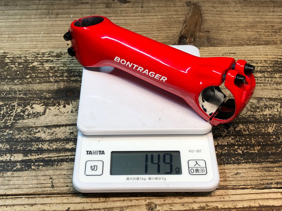 JH778 ボントレガー BONTRAGER BLENDR XXX カーボン ステム 赤 140mm Φ31.8 OS