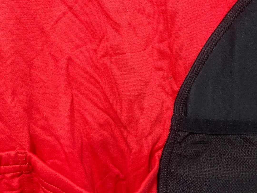 JQ559 ゴアバイクウェア GORE BIKE WEAR 半袖サイクルジャケット 黒赤 M