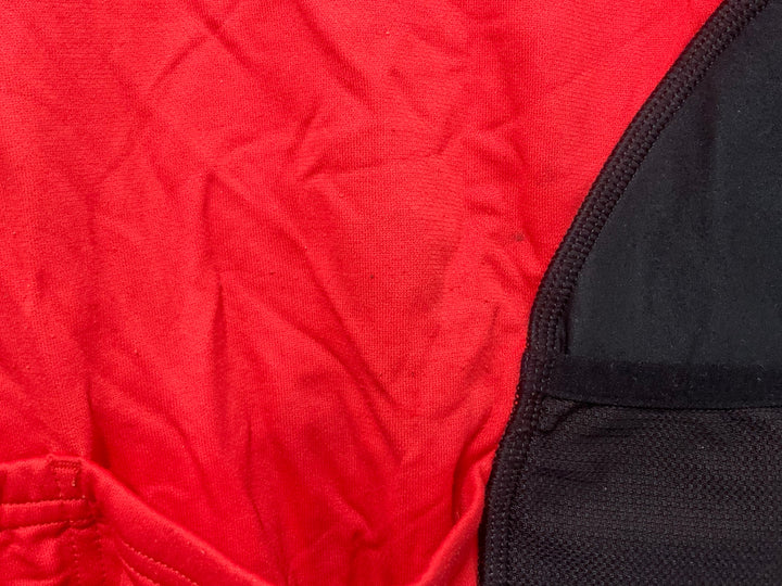 JQ559 ゴアバイクウェア GORE BIKE WEAR 半袖サイクルジャケット 黒赤 M