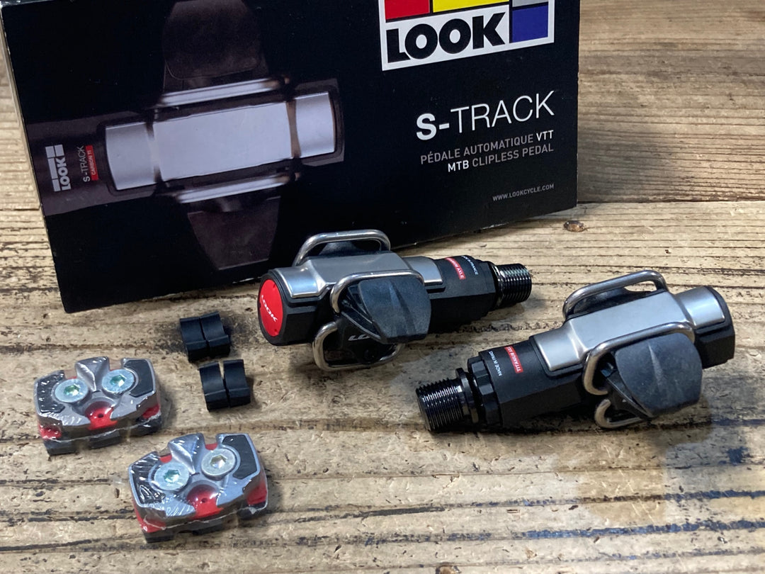 KL877 ルック LOOK S-TRACK CARBON TI ビンディングペダル
