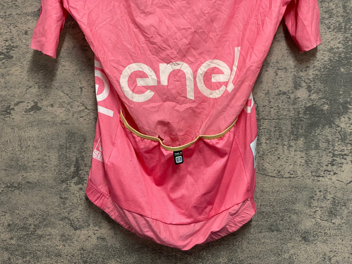 JU561 サンティーニ Santini 半袖 サイクルジャージ ピンク S GIRO D’ITALIA 100
