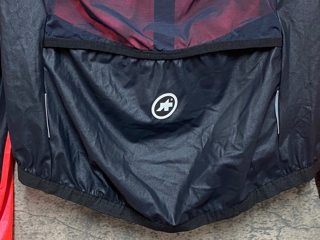 KE543 アソス ASSOS UMA GT 長袖 ウィンドブレーカー ピンク 黒 レディース M