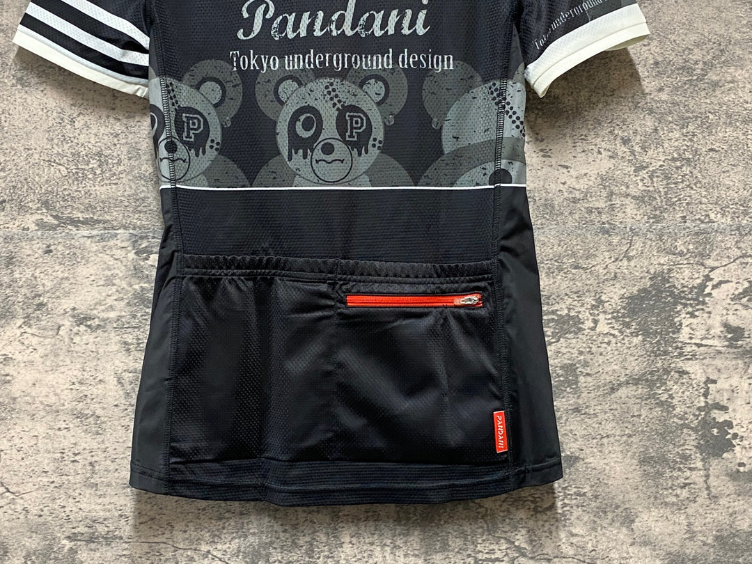 KG828 パンダーニ PANDANI 半袖 サイクジャージ 黒 M レディース