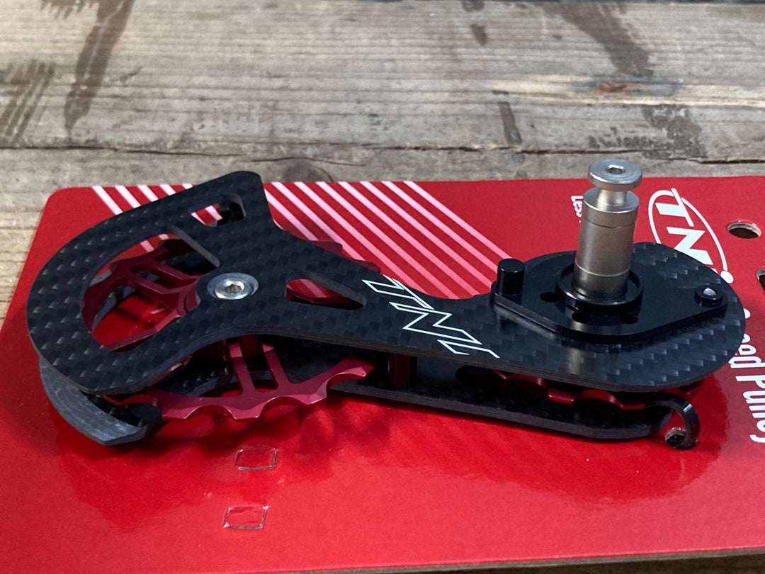 KC086 TNI SPEED プーリー SHIMANO 9100用 カーボン (12/16T) フルセラミック プーリー