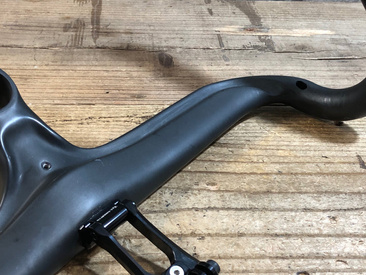 KJ884 ボントレガー BONTRAGER アイオロス AEOLUS RSL VR-C 一体型 カーボン ドロップハンドル 400mmエンドC-C ステム80mm OS リコール対応済み