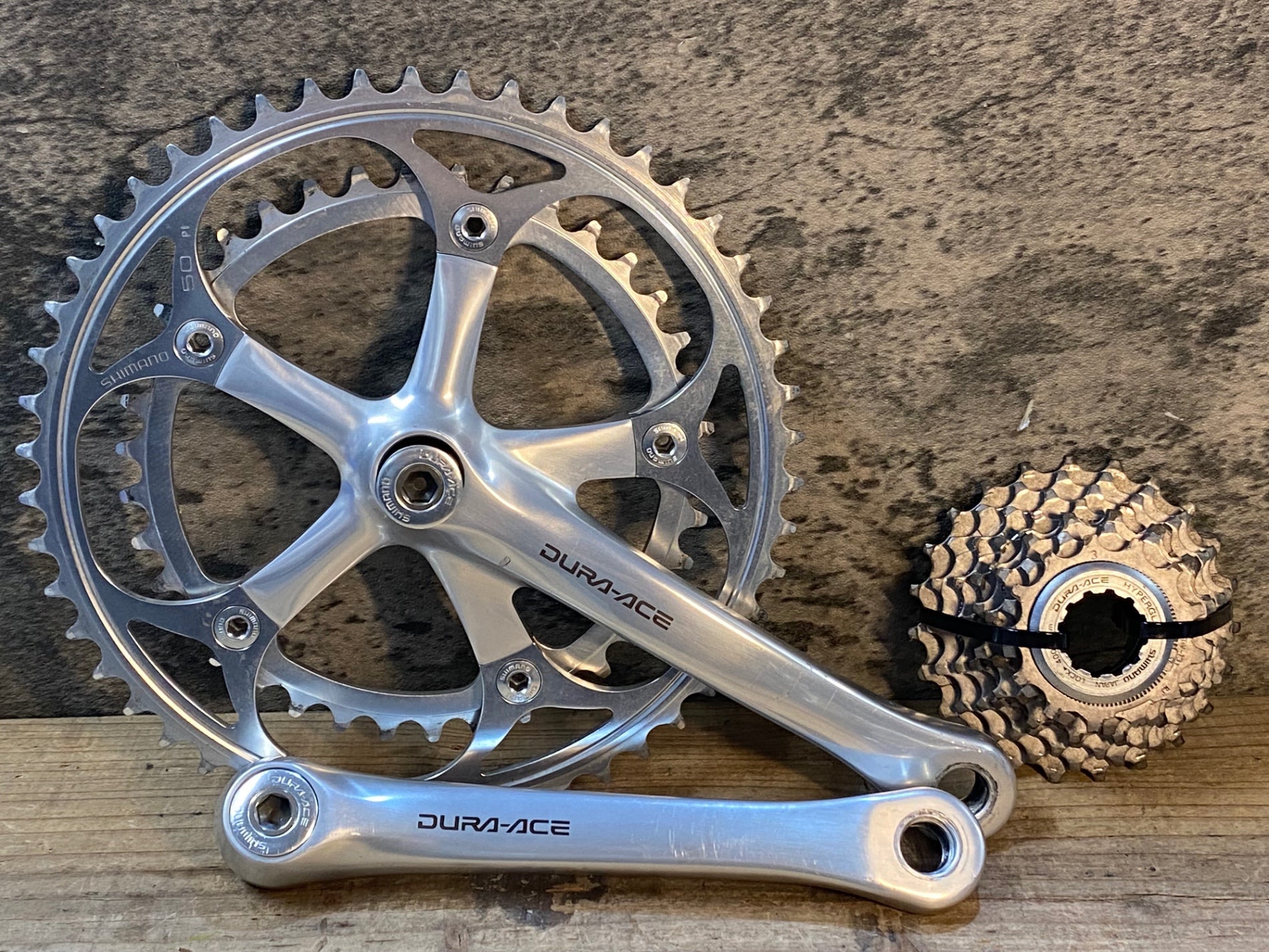 JS029 シマノ SHIMANO デュラエース DURA-ACE 7400 コンポセット