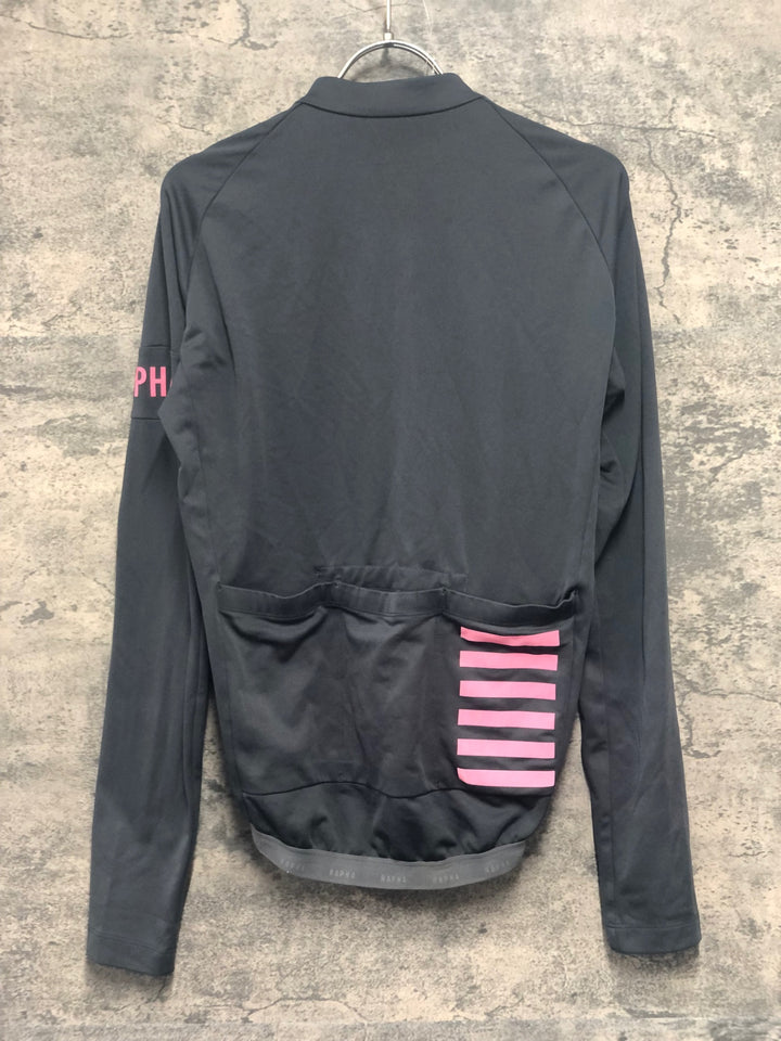 KK620 ラファ Rapha PRO TEAM TRAINING JERSEY 長袖 サイクルジャージ グレー S