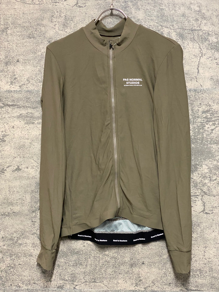 KA525 パスノーマルスタジオ PAS NORMAL STUDIOS LONG SLEEVE JERSEY 長袖 サイクルジャージ アース L