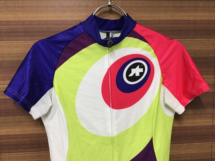 FP928 アソス Assos 半袖 サイクルジャージ 総柄 XS