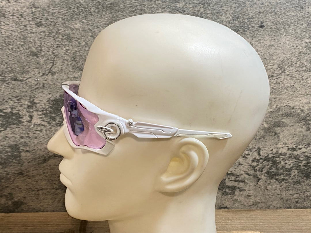 KE371 オークリー OAKLEY ジョウブレイカー JAW BREAKER アイウェア サングラス 白 ※レンズ等傷み