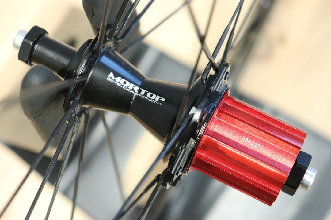 【実測1,350g】 モートップ MORTOP TRIPLE X-A アルミ クリンチャー ホイールセット カンパ11/12S 【さいたま浦和店】