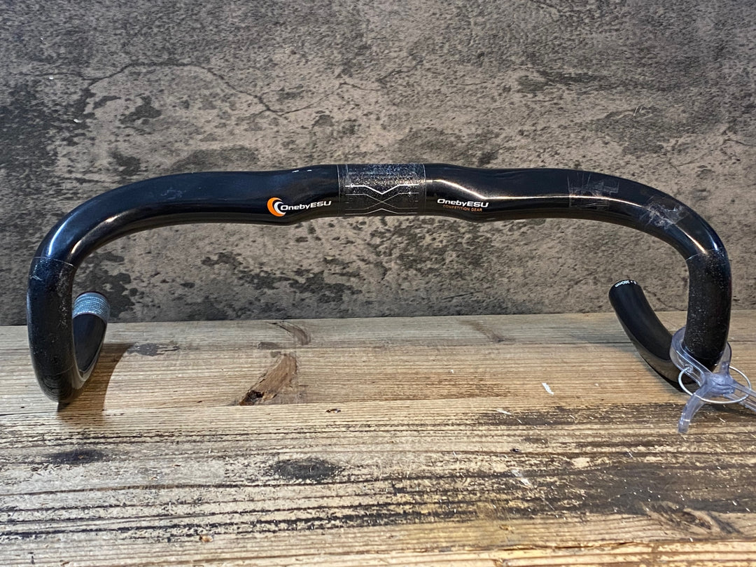 JP407 ワンバイエス One by ESU J-Carbon GRAND MONROE SL カーボン ドロップハンドル エンドC-C380mm Φ31.8