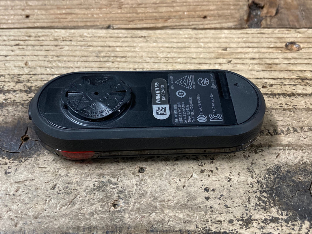 JS047 ガーミン GARMIN ヴァリア VARIA RTL515 リアビューレーダー テールライト 点灯確認済