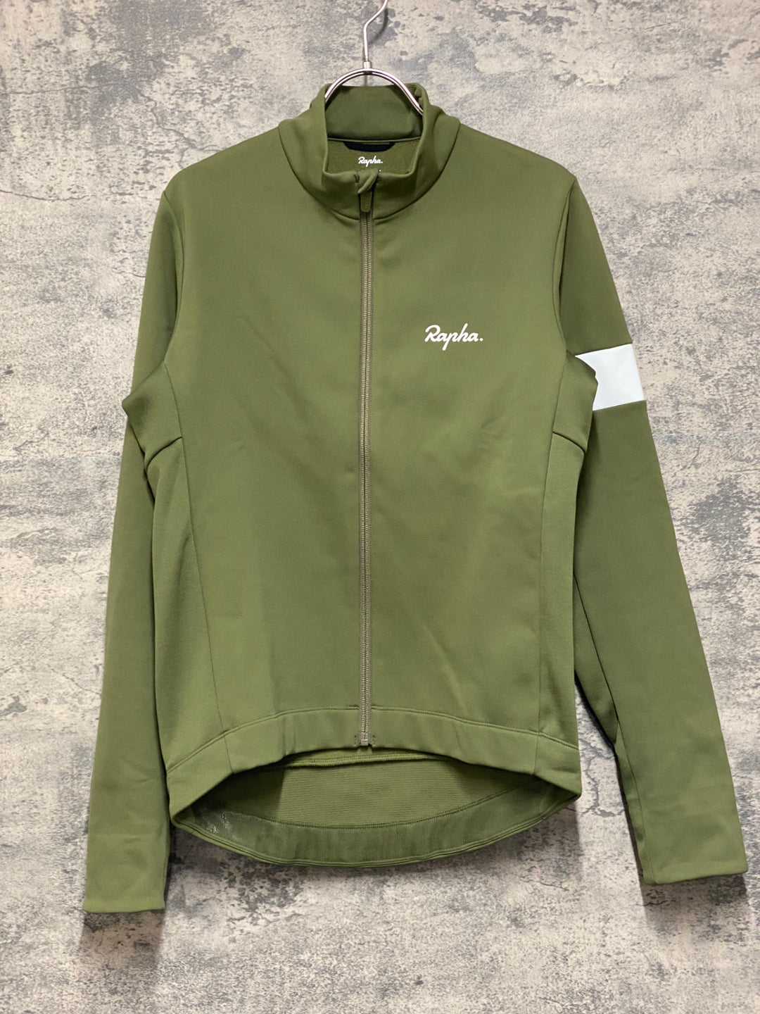 JN474 ラファ rapha MEN’S CORE WINTER JACKET 長袖サイクルジャケット M カーキ 裏起毛