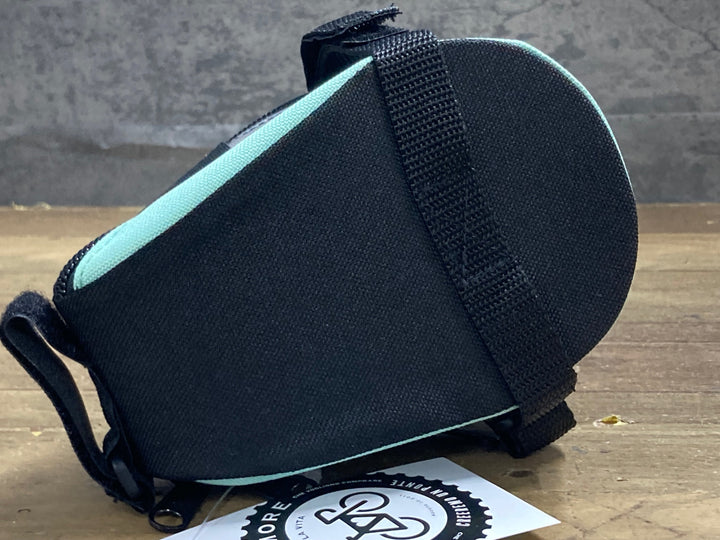 KL114 ビアンキ BIANCHI サドルバッグ 黒 チェレステ