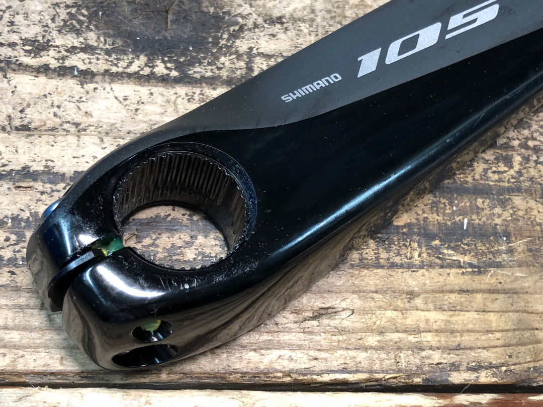JR628 シマノ SHIMANO 105 FC-R7000 クランクセット 黒 50/34T 160mm