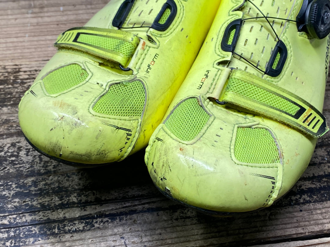 JP492 ボントレガー BONTRAGER SPECTER ビンディングシューズ BOA 3穴 黄 EU43