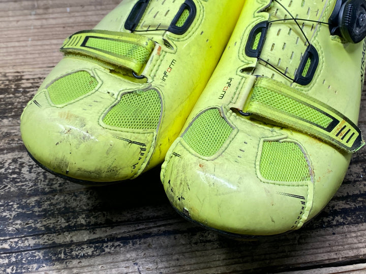 JP492 ボントレガー BONTRAGER SPECTER ビンディングシューズ BOA 3穴 黄 EU43