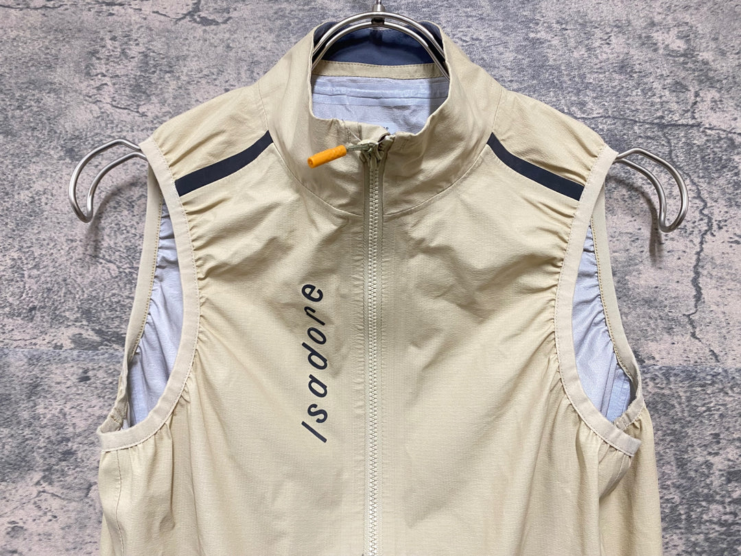 KA684 イザドア Isadore サイクルベスト ジレ ベージュ XS