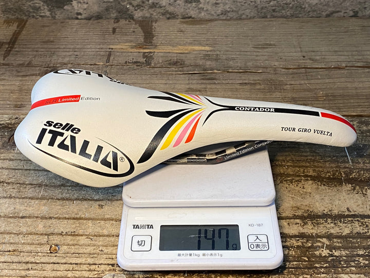 JT837 セライタリア selle italia SLR CONTADOR LIMITED EDITION ※レール裏クラックのためジャンク