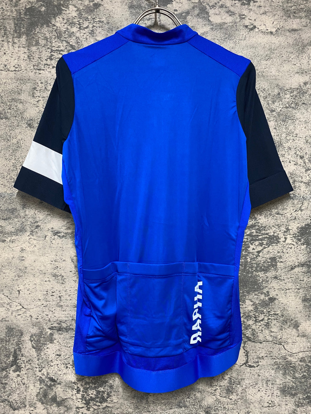 KC672 ラファ Rapha MEN'S PRO TEAM TRAINING JERSEY 半袖 サイクルジャージ 青 L 未使用