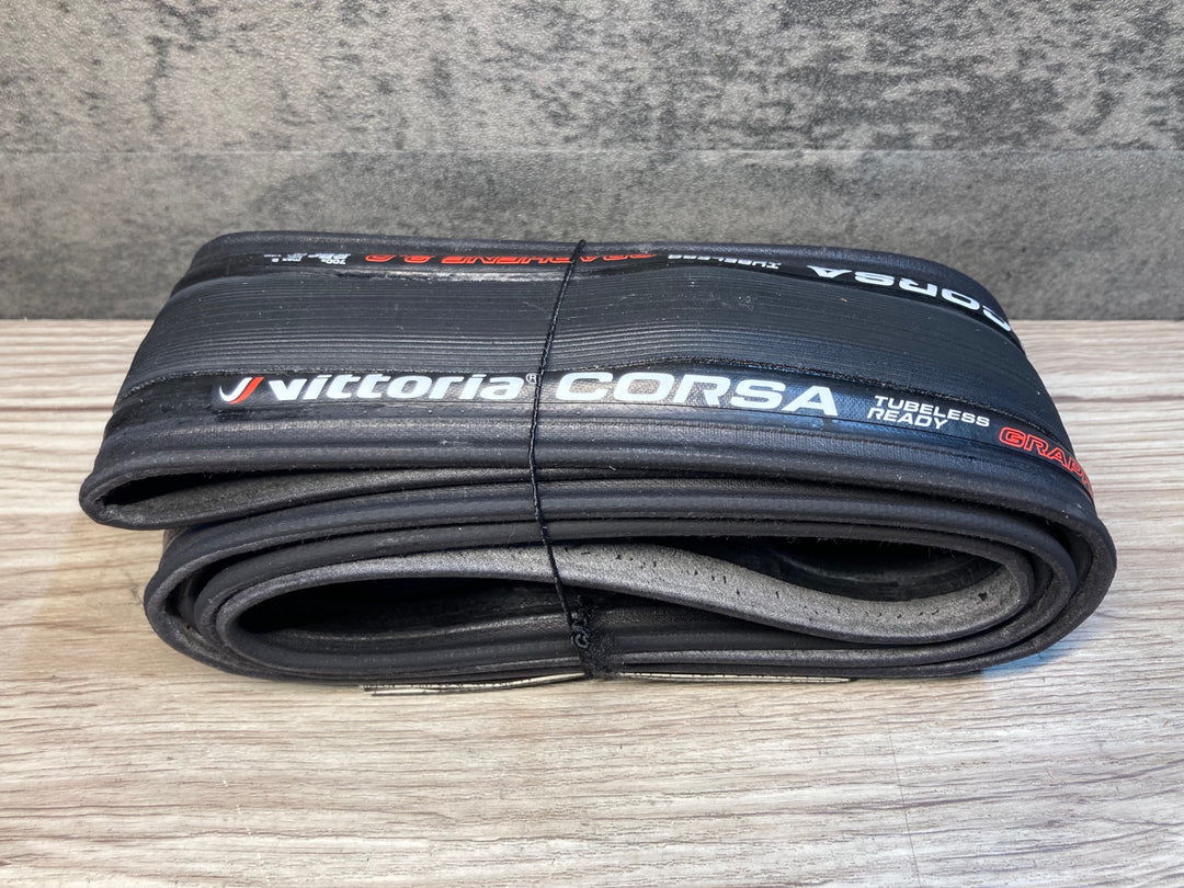 JK159 ヴィットリア vittoria コルサ CORSA GRAPHENE 2.0 チューブレスレディ タイヤ 700x25c 未使用