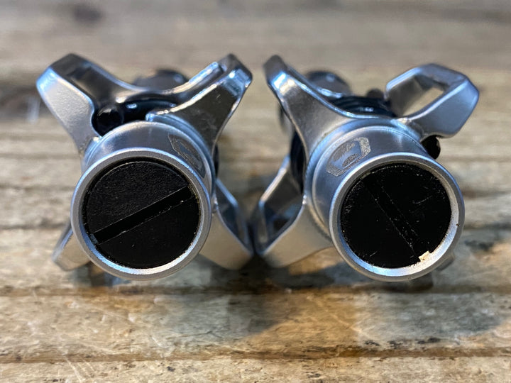 JX869 クランクブラザーズ CRANKBROTHERS エッグビーター EGGBEATER1 ビンディングペダル スチールシャフト 黒シルバー