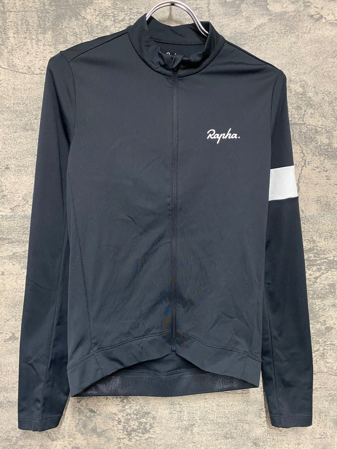 JS732 ラファ Rapha 長袖 サイクルジャージ S 黒