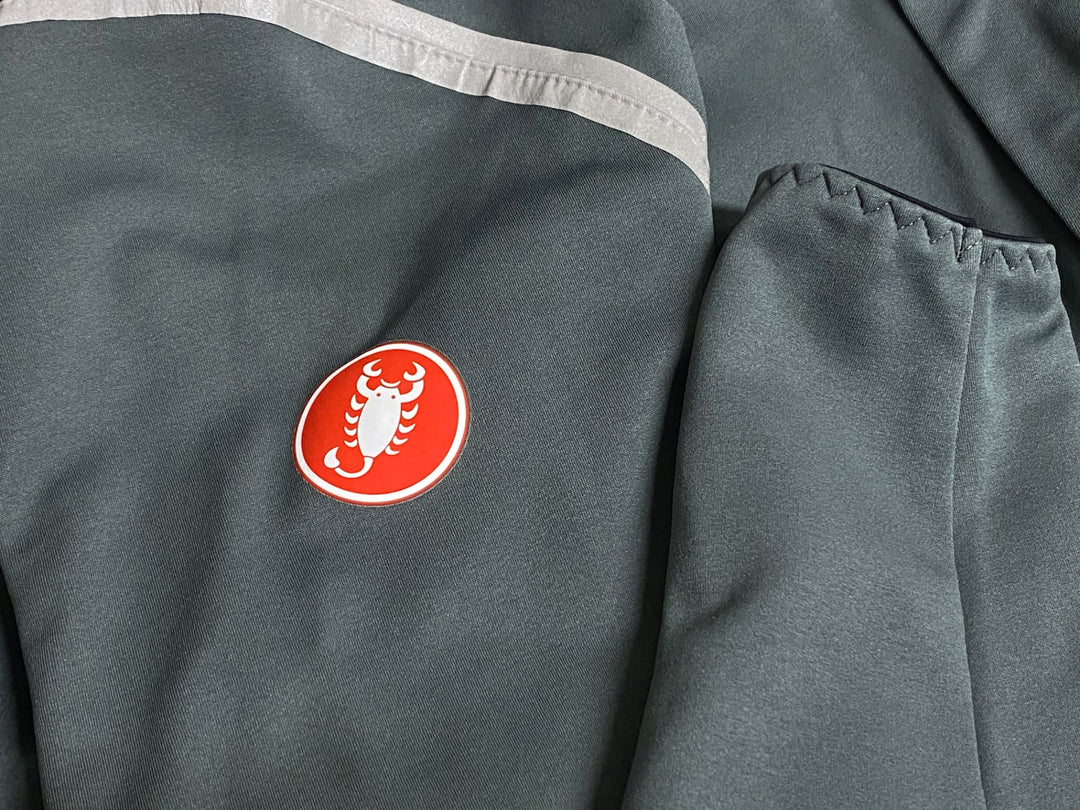 KM199 カステリ CASTELLI ROSSO CORSA Perfetto RoS 2 GORE-TEX Infinium Windstopper 長袖 サイクルジャケット シェル グレー S