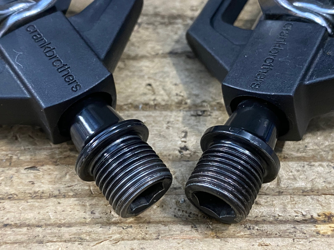 JV444 クランクブラザーズ CRANKBROTHERS CANDY1 ビンディングペダル 黒 ※軸ガタあり