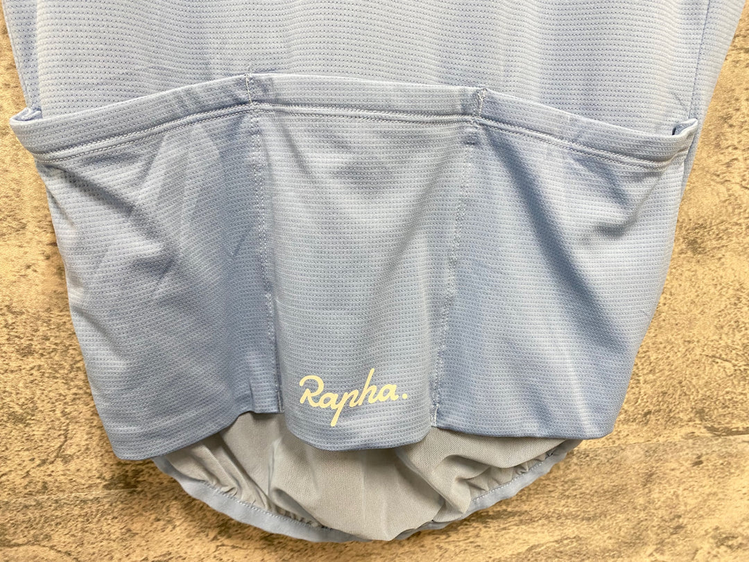 KB603 ラファ Rapha CLASSIC FLYWEIGHT JERSEY 半袖 サイクルジャージ 水色 M
