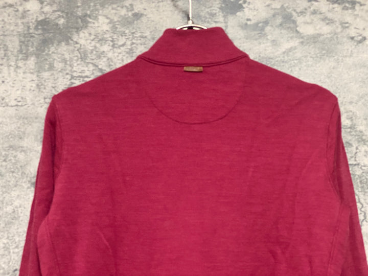 JX661 ボントレガー BONTRAGER CLASSIQUE THERMAL JERSEY 長袖 サイクルジャージ 赤 レディース XS 裏起毛