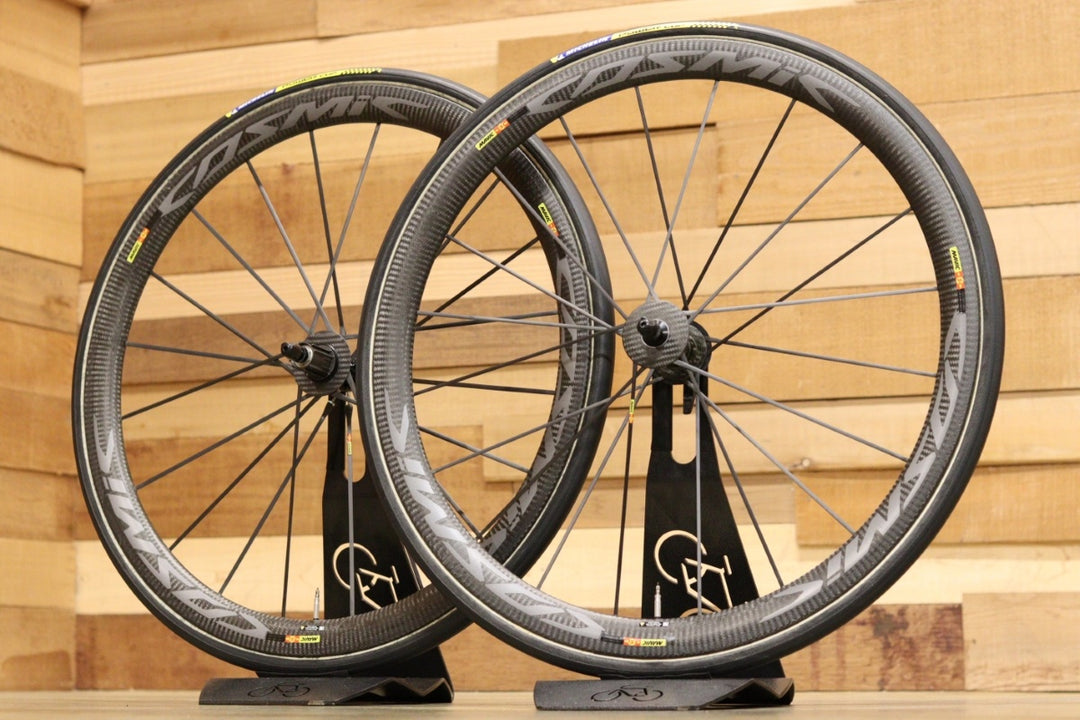 マヴィック MAVIC コスミック アルチメイト COSMIC ULTIMATE チューブラー カーボン ホイールセット カンパ12/11S 【立川店】