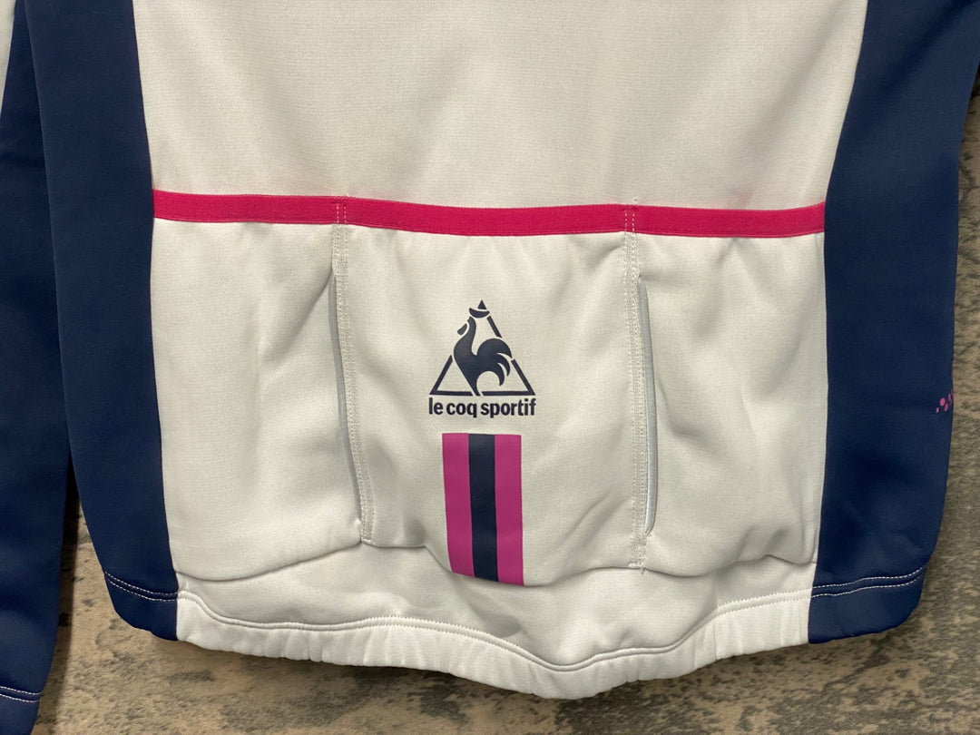 JT494 ルコックスポルティフ le coq sportif 長袖 サイクルジャージ 白 M レディース
