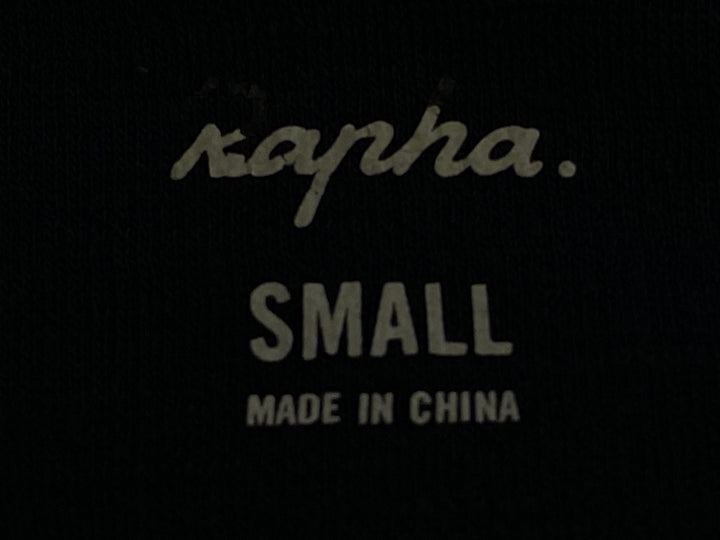 JJ039 ラファ Rapha Classic 長袖 サイクルジャージ S ブラック ほつれ