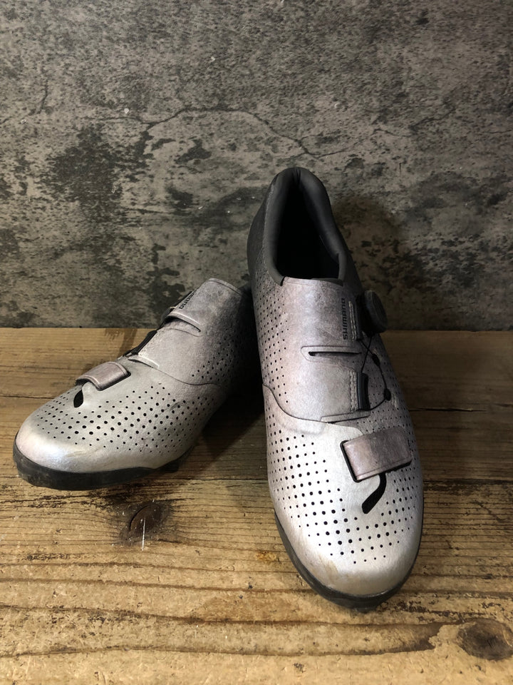 JP754 シマノ SHIMANO RX8 SHRX801M ビンディングシューズ 黒グレー EU42 SPD