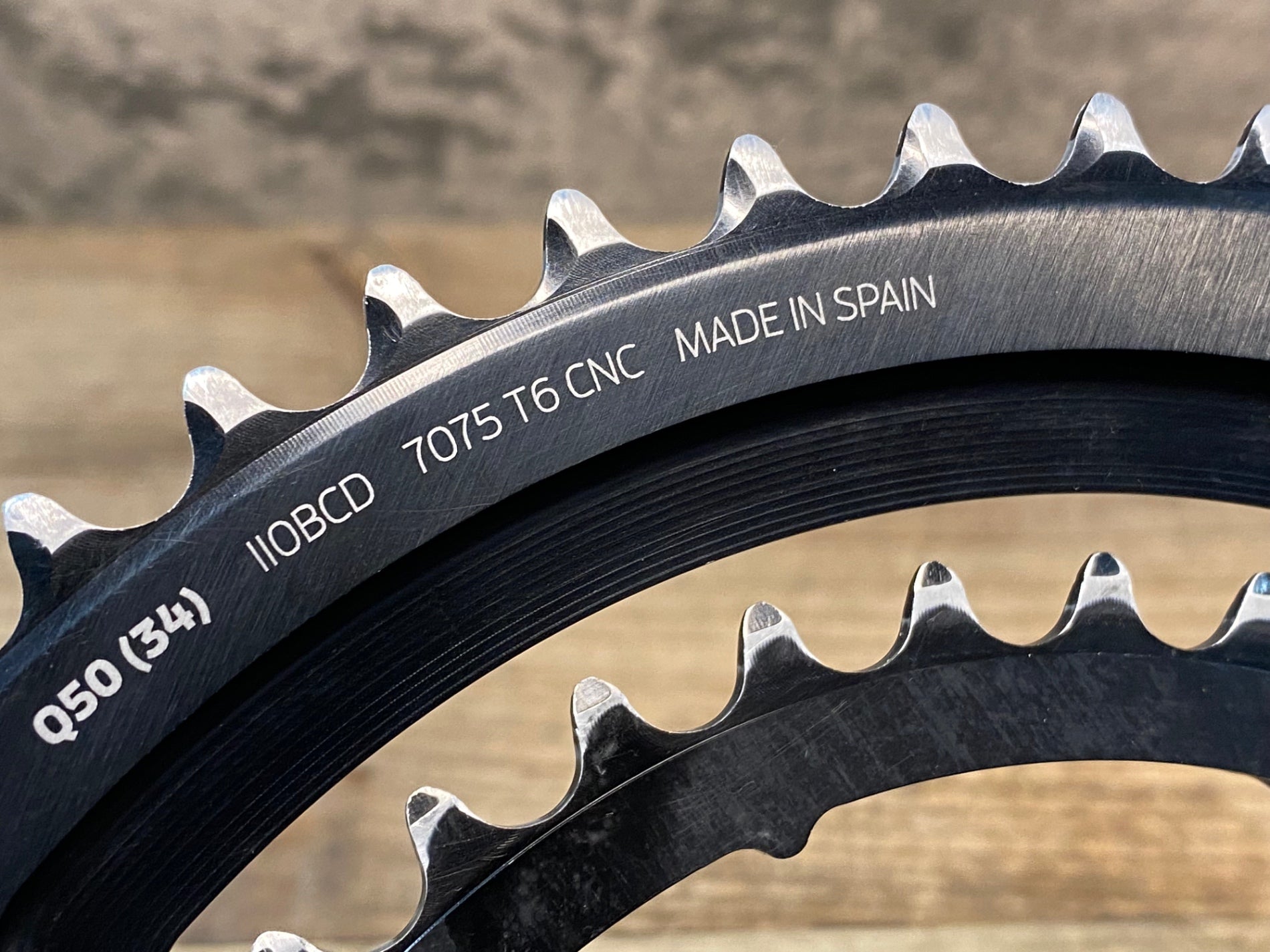 JG588 ローター ROTOR Q-RINGS 50/34T 楕円チェーンリング BCD110