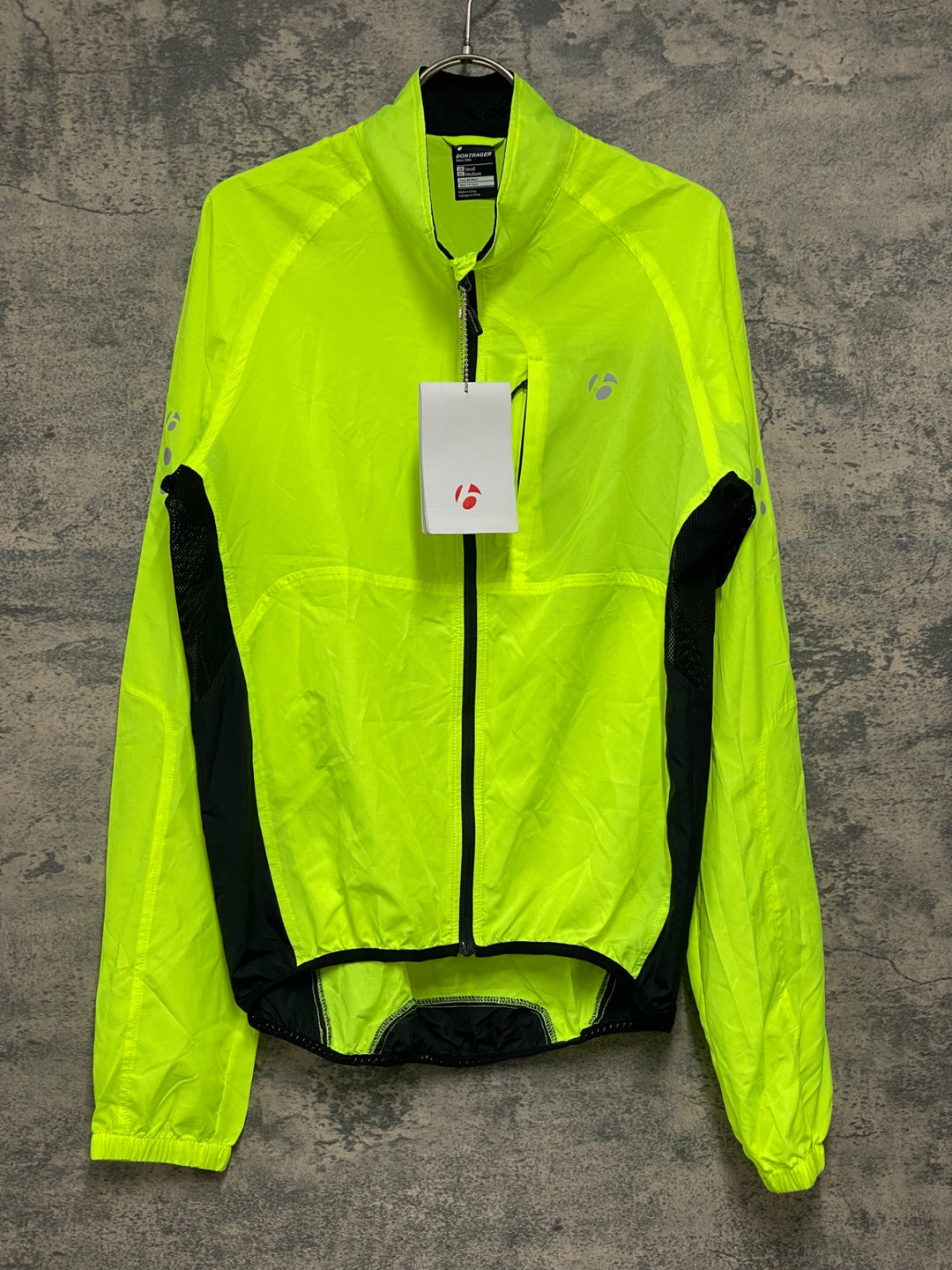 JS543 ボントレガー BONTRAGER RACE WINDSHELL JACKET 長袖 ウインドブレイカー 黃 USA:S EU:M