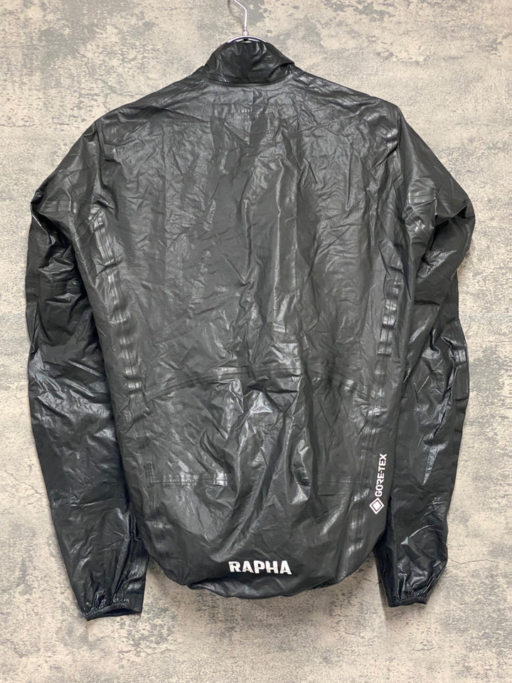 KR570 ラファ Rapha PRO TEAM LIGHTWEIGHT GORE-TEX JACKET 長袖 サイクルジャケット 黒 S ※ジッパー引手破損