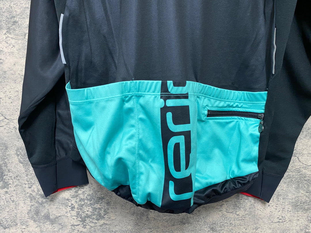 KD422 レリック RERIC 長袖 サイクルジャージ 黒 XL
