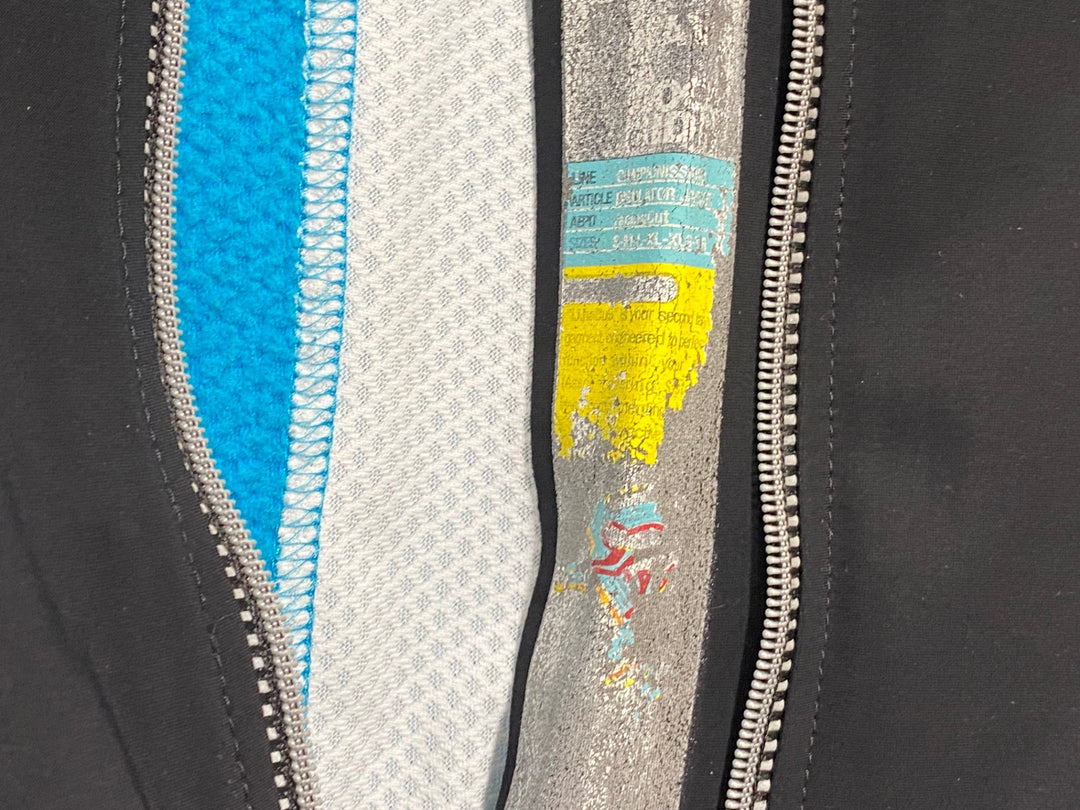 JH083 アソス assos iJ.haBu5 長袖 サイクルジャケット 黒 青 L 裏起毛