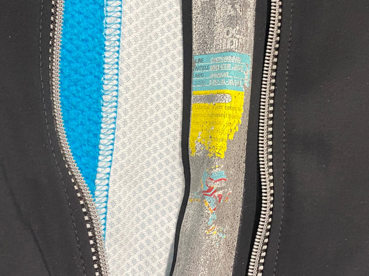 JH083 アソス assos iJ.haBu5 長袖 サイクルジャケット 黒 青 L 裏起毛