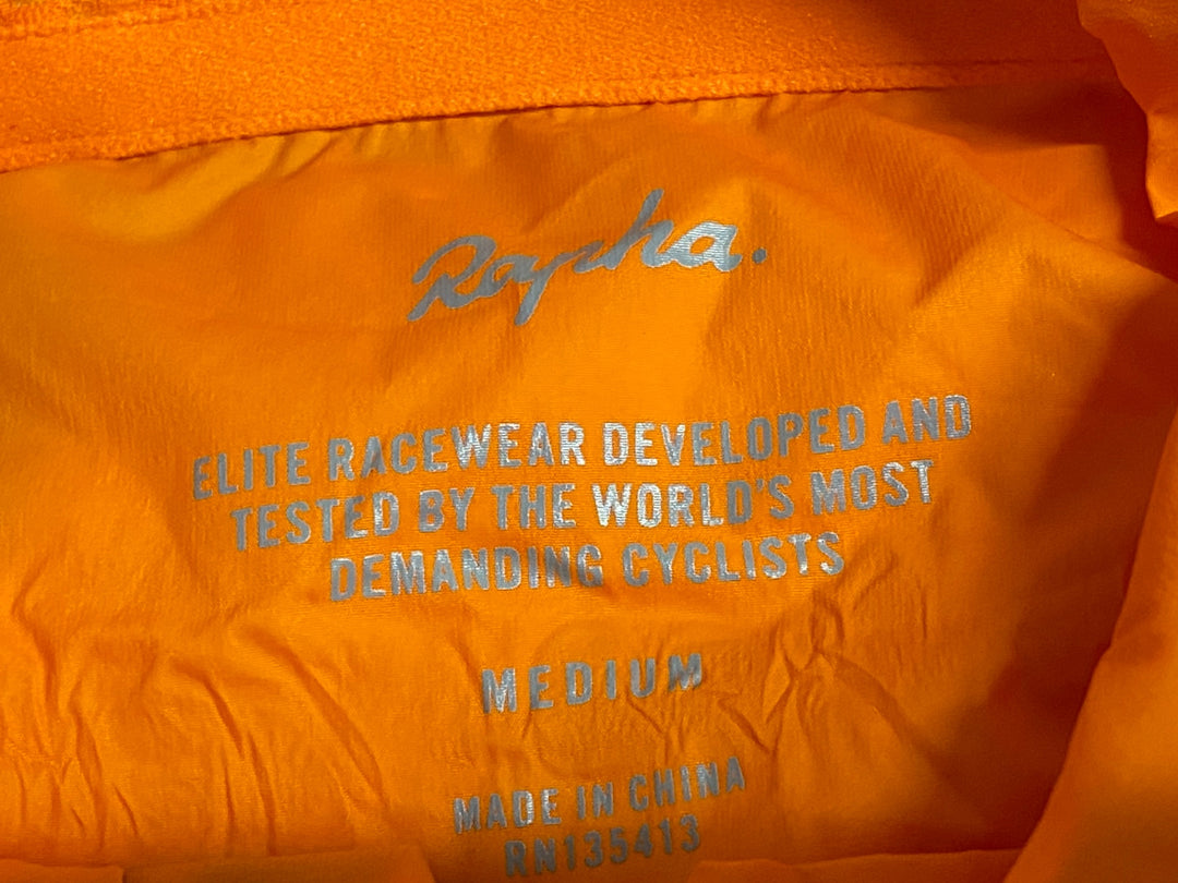 KE552 ラファ Rapha PRO TEAM LIGHTWEIGHT WIND JACKET 長袖 ウィンドブレーカー オレンジ M