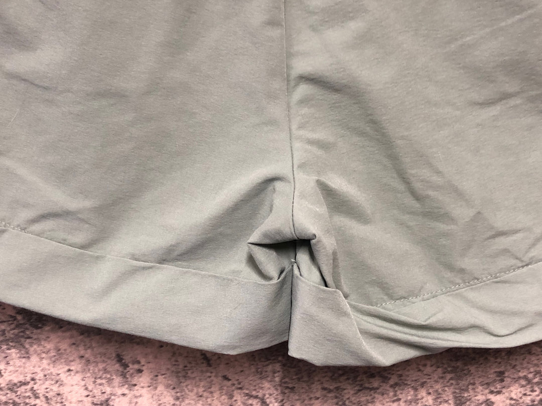 KL474 ラファ Rapha WOMEN'S TURN - UP SHORTS サイクルパンツ ミントグリーン XXS ※動物の毛
