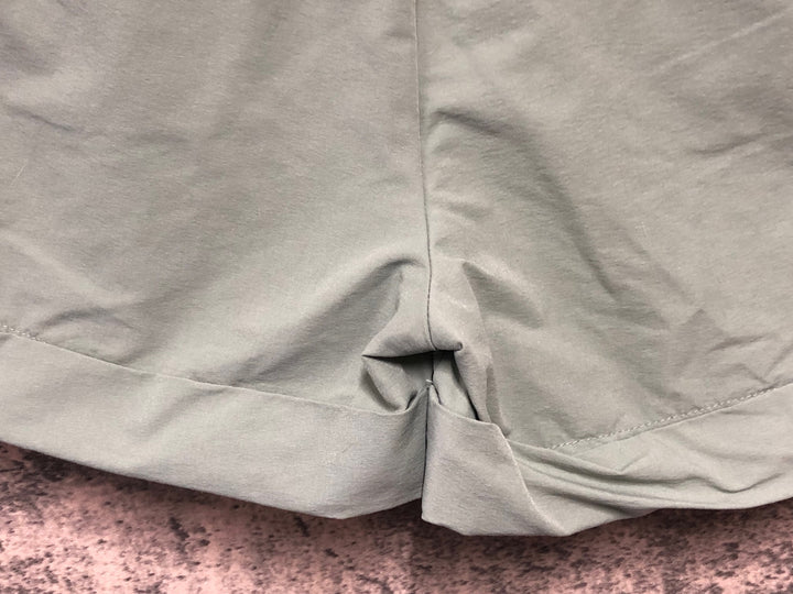 KL474 ラファ Rapha WOMEN'S TURN - UP SHORTS サイクルパンツ ミントグリーン XXS ※動物の毛