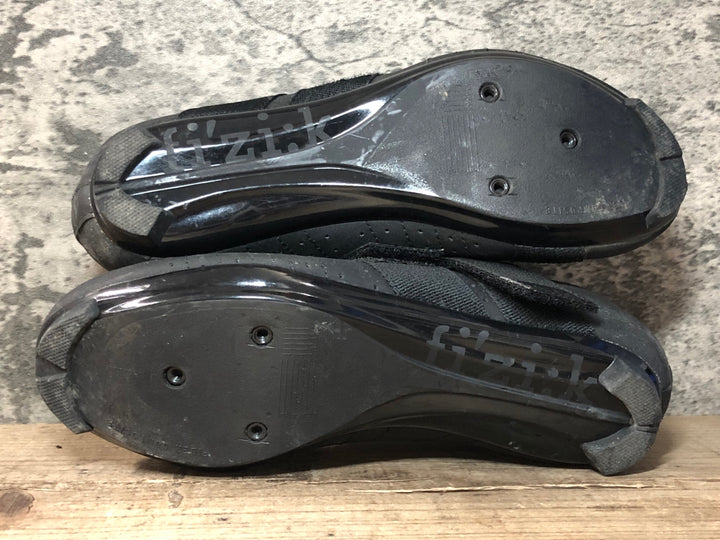 JJ919 フィジーク fizi:k TEMPO POWERSTRAP R5 ビンディングシューズ 3穴 EU38 黒