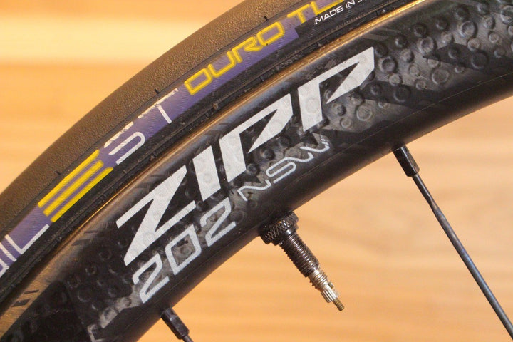 ジップ ZIPP 202 NSW DISC カーボン チューブレス ディスク ホイールセット シマノ12S/11S 内幅21mm 【名古屋店】